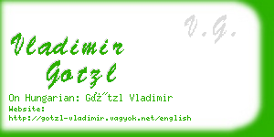 vladimir gotzl business card